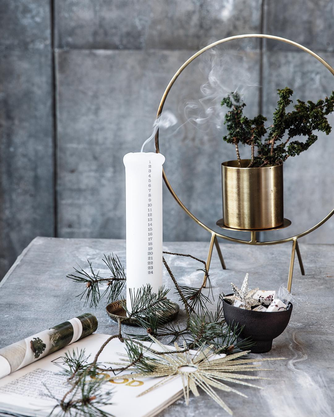 Une déco de Noël sans sapin // Hellø Blogzine blog deco & lifestyle www.hello-hello.fr