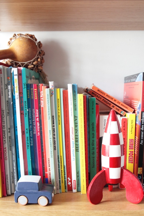 Fusée, Tintin, voiture Kiko