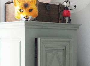 Armoire Mint Vintage Masque Renard