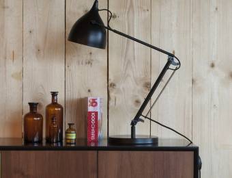 Lampe noir Matt