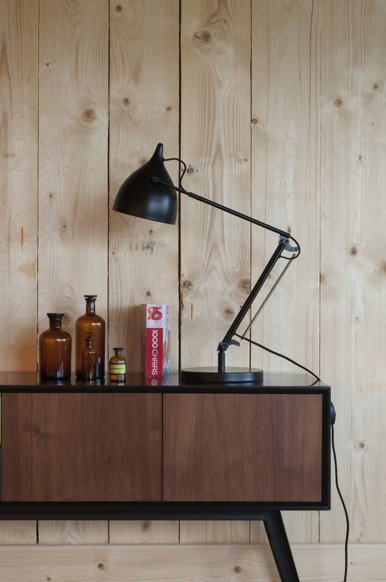 Lampe noir Matt
