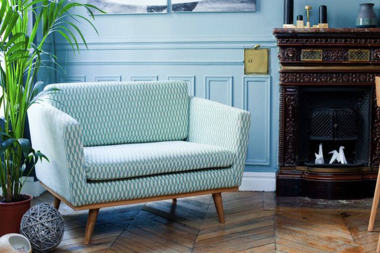 canape fifties 120 bakou celadon