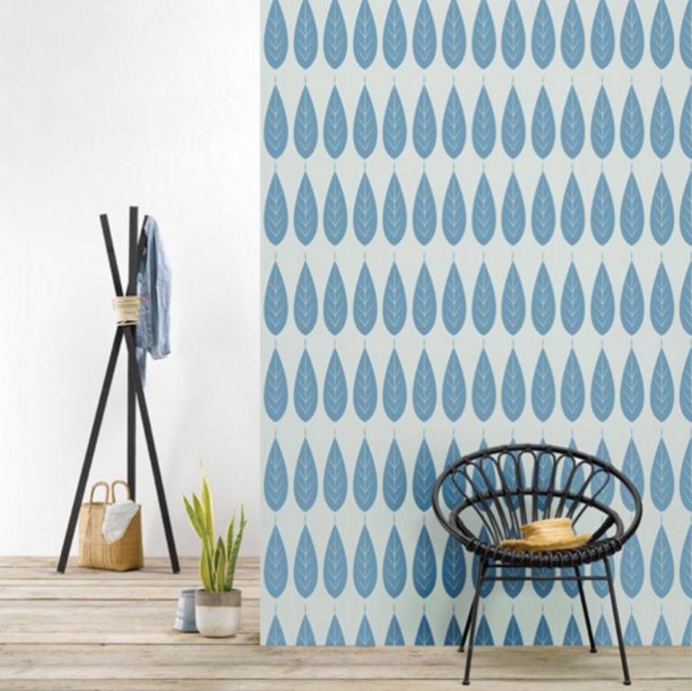 Roomblush papier peint feuille