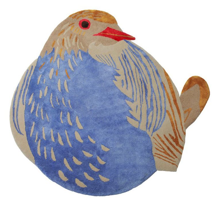 tendance enfant jungle tapis oiseau petronia little cabari
