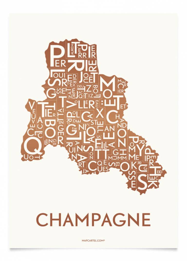 Poster Champagne / Hëllø Blogzine - www.hello-hello.fr