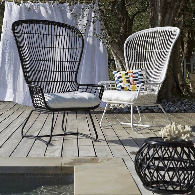 fauteuil outdoor Rosita La Redoute / Hëllø Blogzine - www.hello-hello.fr