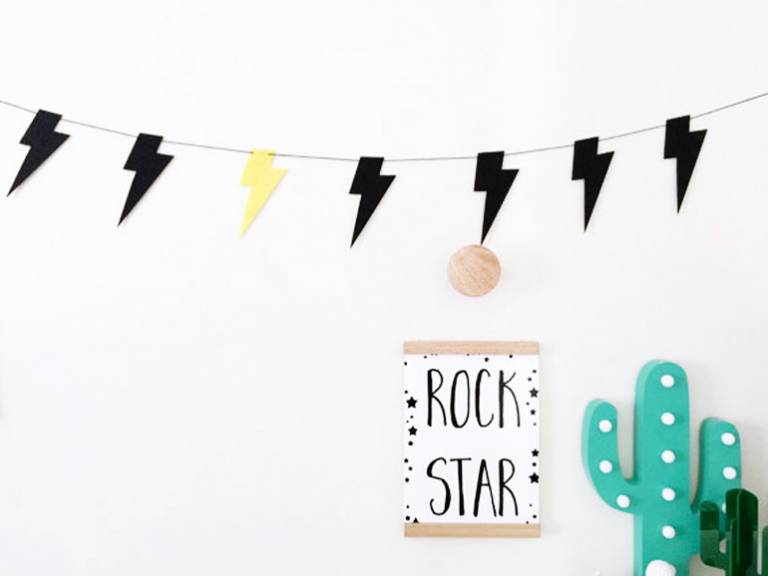 Lightning Bolt Kidsroom // Hëllø Blogzine blog deco & lifestyle www.hello-hello.fr