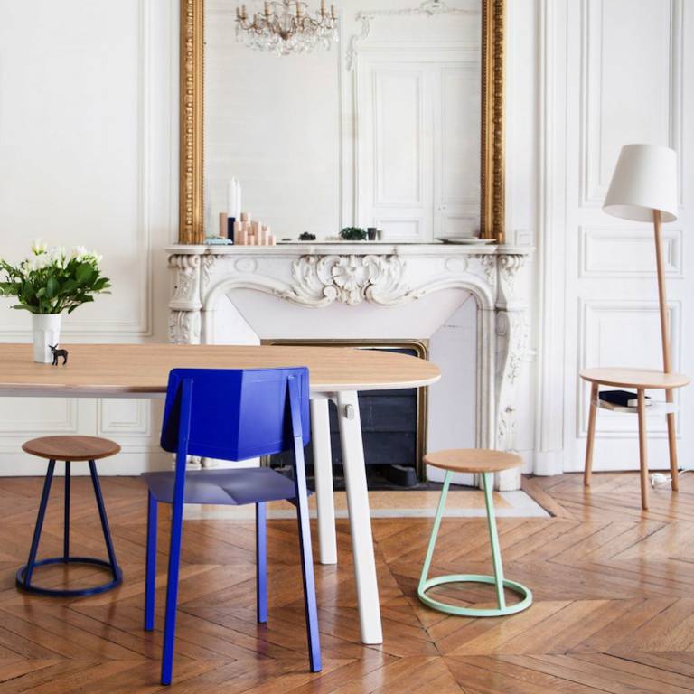 chaise rosalie bleu klein Harto //Hëllø Blogzine blog deco & lifestyle www.hello-hello.fr