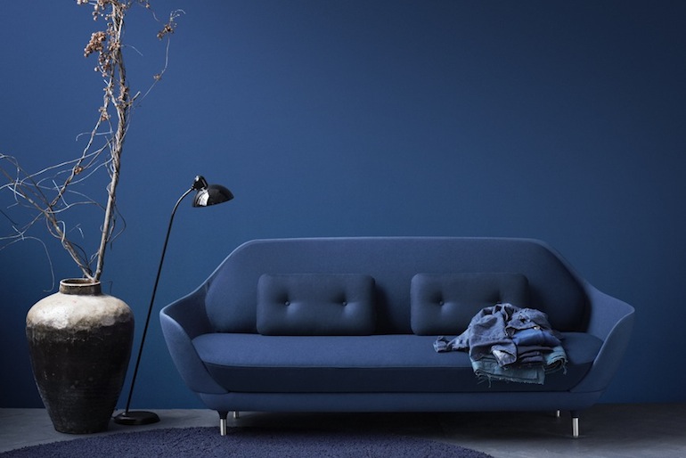 tendance bleu Canape Jaime Hayon Fritz Hansen //Hëllø Blogzine blog deco & lifestyle www.hello-hello.fr