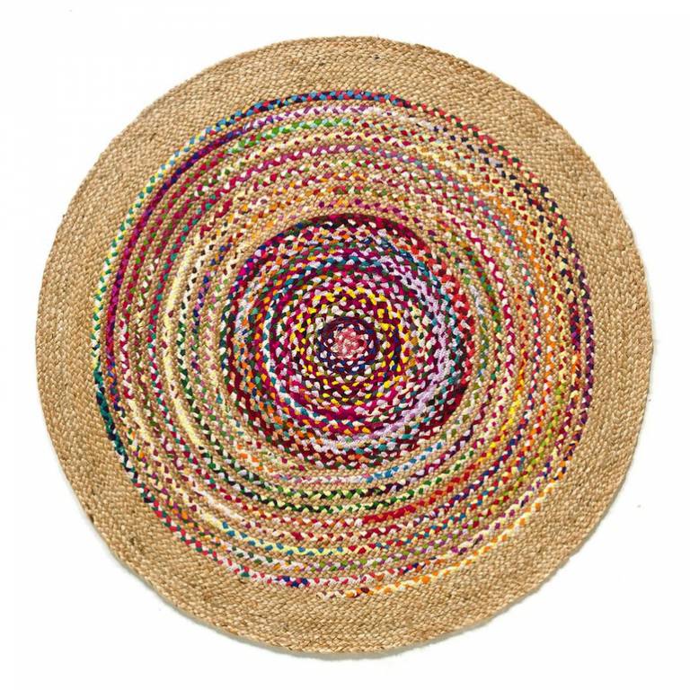 tapis de jute multicolore // Hëllø Blogzine blog deco & lifestyle www.hello-hello.fr