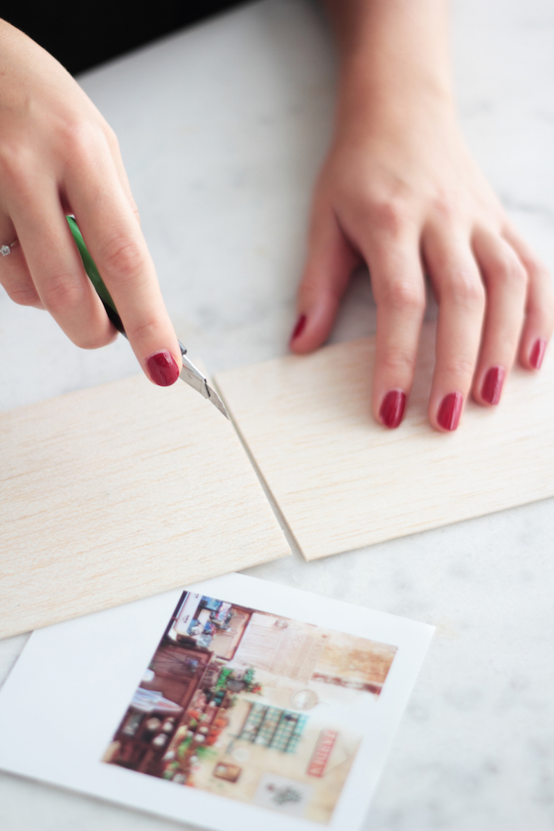 DIY Wooden Pola Magnet // Hëllø Blogzine blog deco & lifestyle www.hello-hello.fr #pola #diy #wood