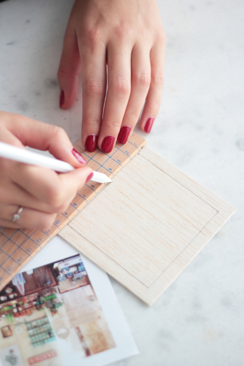 DIY Wooden Pola Magnet // Hëllø Blogzine blog deco & lifestyle www.hello-hello.fr #pola #diy #wood