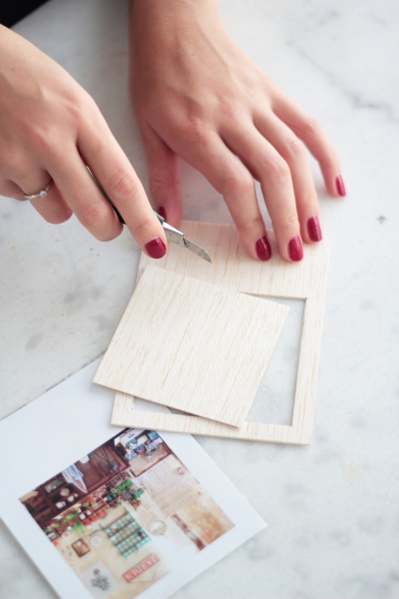 DIY Wooden Pola Magnet // Hëllø Blogzine blog deco & lifestyle www.hello-hello.fr #pola #diy #wood