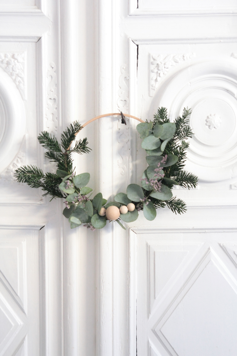 Couronne de Noël Végétale DIY // Hëllø Blogzine blog deco & lifestyle www.hello-hello.fr #couronne #noel #christmas #diy