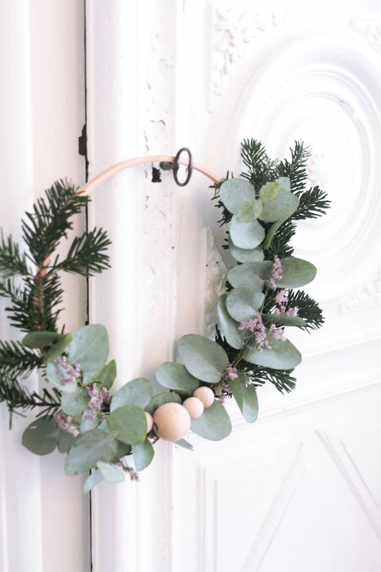 Couronne de Noël Végétale DIY // Hëllø Blogzine blog deco & lifestyle www.hello-hello.fr #couronne #noel #christmas #diy