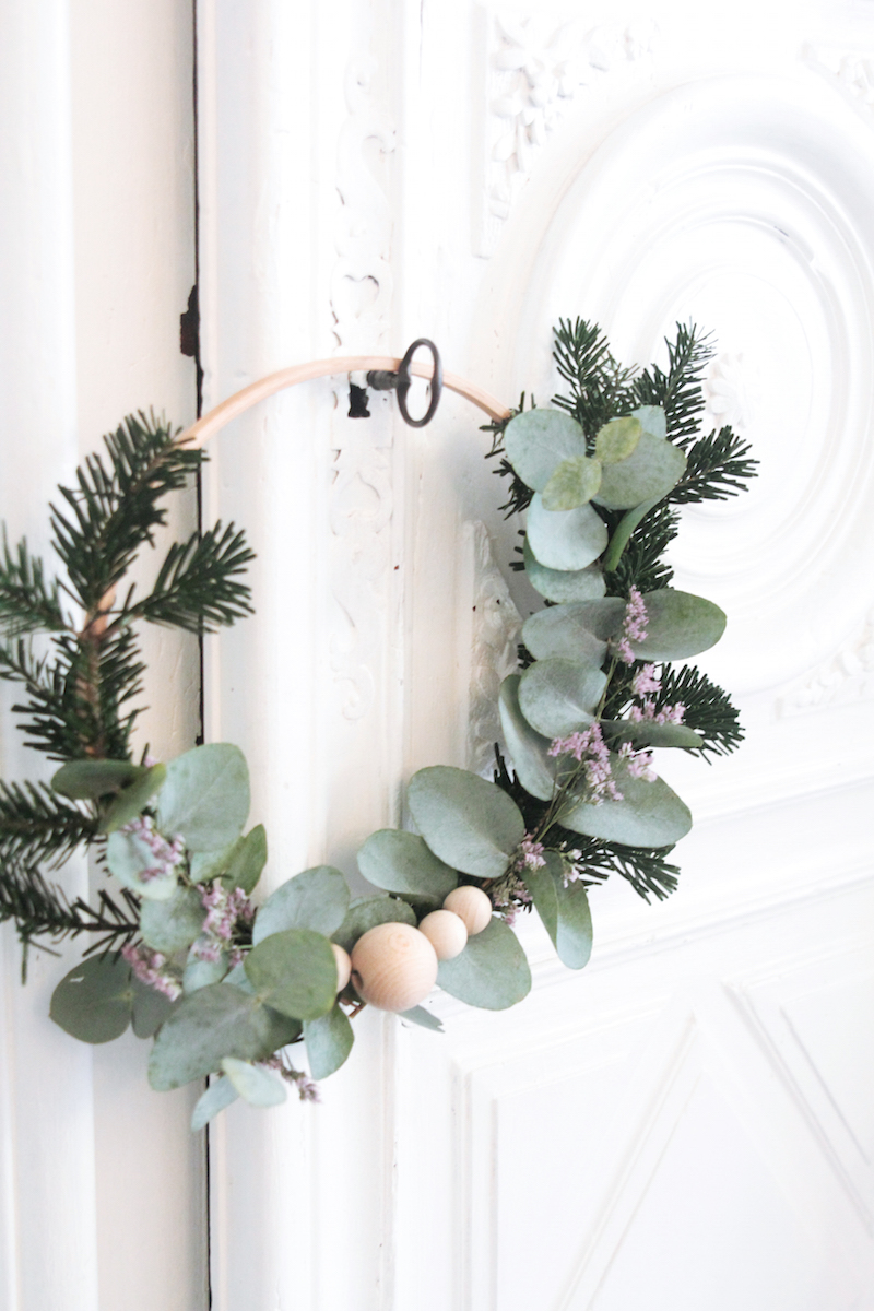 Couronne de Noël Végétale DIY // Hëllø Blogzine blog deco & lifestyle www.hello-hello.fr #couronne #noel #christmas #diy