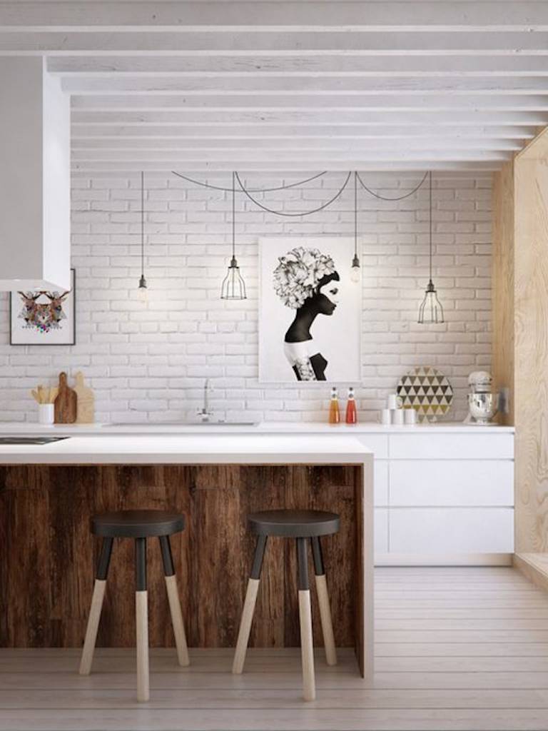 Déco mur de briques // Hëllø Blogzine blog deco & lifestyle www.hello-hello.fr #murdebrique #brickwall