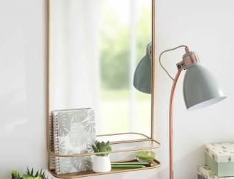 Où trouver des miroirs en laiton ? //// Hëllø Blogzine blog deco & lifestyle www.hello-hello.fr #miroir #laiton