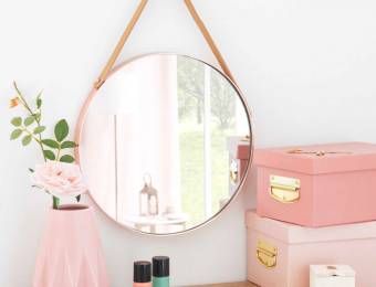 Où trouver des miroirs en laiton ? //// Hëllø Blogzine blog deco & lifestyle www.hello-hello.fr #miroir #laiton