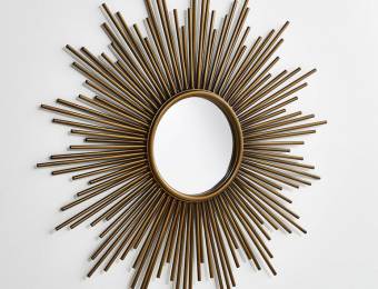 Où trouver des miroirs en laiton ? //// Hëllø Blogzine blog deco & lifestyle www.hello-hello.fr #miroir #laiton