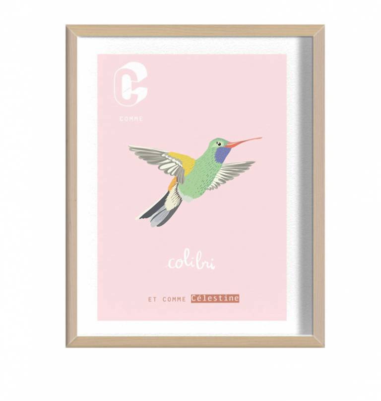 Affiche enfant personnalisable Z comme zanimaux // Hëllø Blogzine blog deco & lifestyle www.hello-hello.fr #poster #affiche #kidsprint