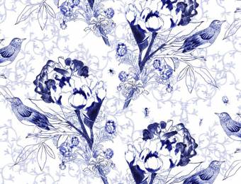 Tendance papier peint floral // Hëllø Blogzine blog deco & lifestyle www.hello-hello.fr #papierpeint #wallpaper #fleur