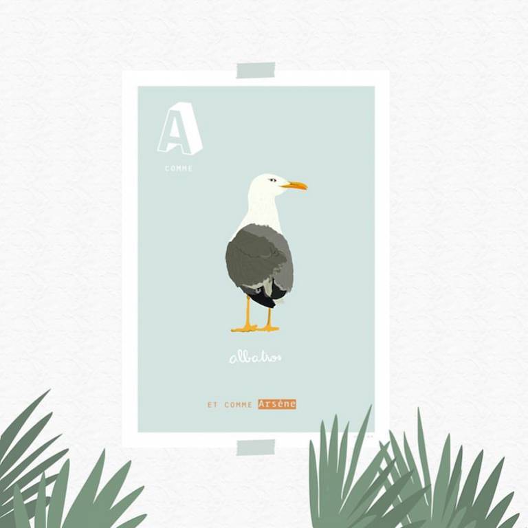 Affiche enfant personnalisable Z comme zanimaux // Hëllø Blogzine blog deco & lifestyle www.hello-hello.fr #poster #affiche #kidsprint