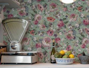 Tendance papier peint floral // Hëllø Blogzine blog deco & lifestyle www.hello-hello.fr #papierpeint #wallpaper #fleur