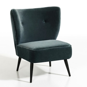 Fauteuil Franck // / Hëllø Blogzine blog deco & lifestyle www.hello-hello.fr #velours #fauteuil