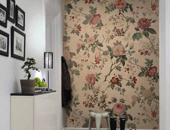 Tendance papier peint floral // Hëllø Blogzine blog deco & lifestyle www.hello-hello.fr #papierpeint #wallpaper #fleur