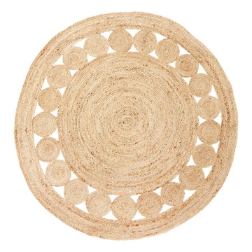 Tapis de jute rond //Hëllø Blogzine blog deco & lifestyle www.hello-hello.fr #jute #tapisrond