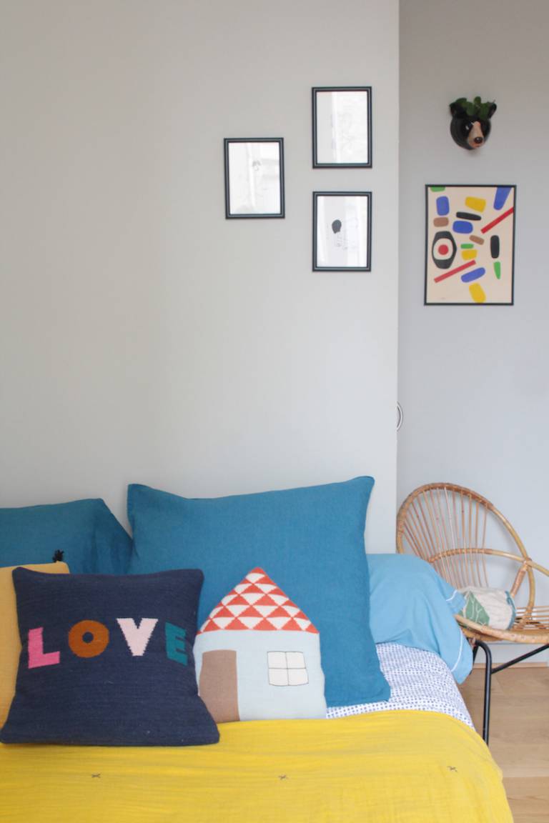 Appartement parisien rétro, Anne-Sophie Les Moustachoux // Hëllø Blogzine blog deco & lifestyle www.hello-hello.fr #retro #paris #vintage