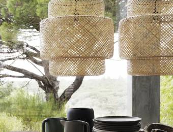 Jolies suspensions en rotin pour ambiance bohème chic // Hëllø Blogzine blog deco & lifestyle www.hello-hello.fr #rotin #bambou #rattan