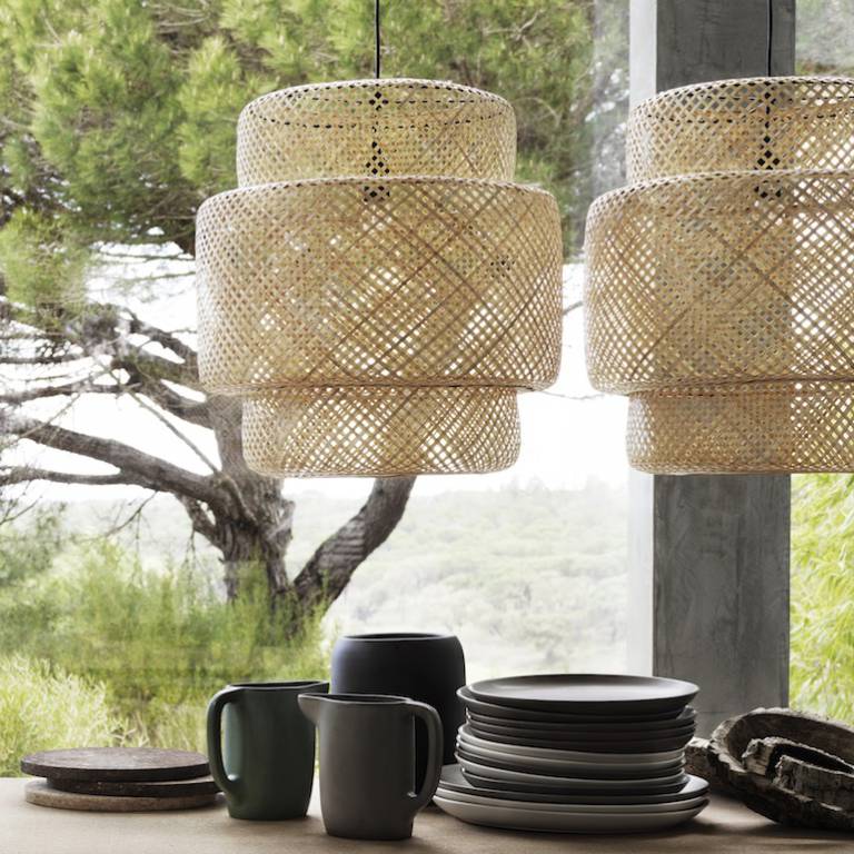 Jolies suspensions en rotin pour ambiance bohème chic // Hëllø Blogzine blog deco & lifestyle www.hello-hello.fr #rotin #bambou #rattan