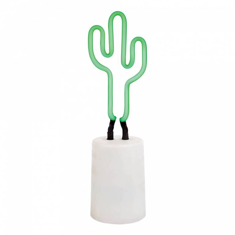 Lampe neon cactus // Hëllø Blogzine blog deco & lifestyle www.hello-hello.fr