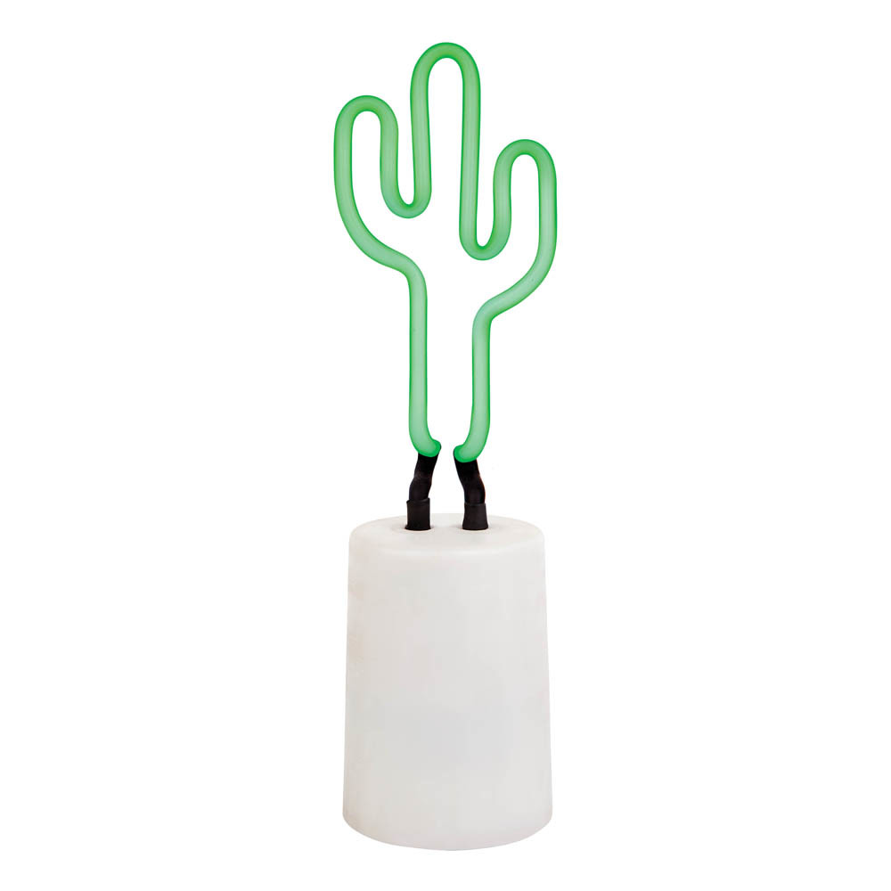 Lampe neon cactus // Hëllø Blogzine blog deco & lifestyle www.hello-hello.fr