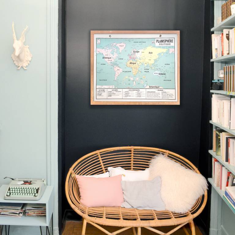 Carte d'écolier style rétro - Emile en ville // Hellø Blogzine Blog déco lifestyle - www.hello-hello.fr
