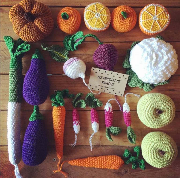 Fruits légumes et animaux en crochet // Hëllø Blogzine blog deco & lifestyle www.hello-hello.fr