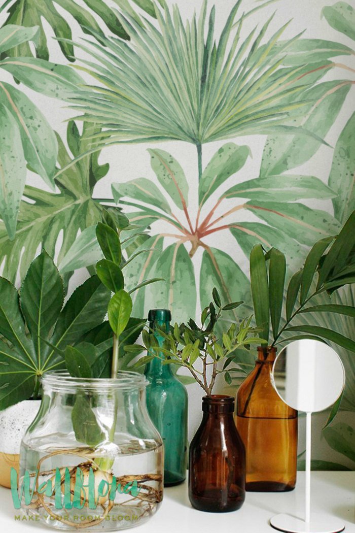 Papier peint tropical // Hëllø Blogzine blog deco & lifestyle www.hello-hello.fr