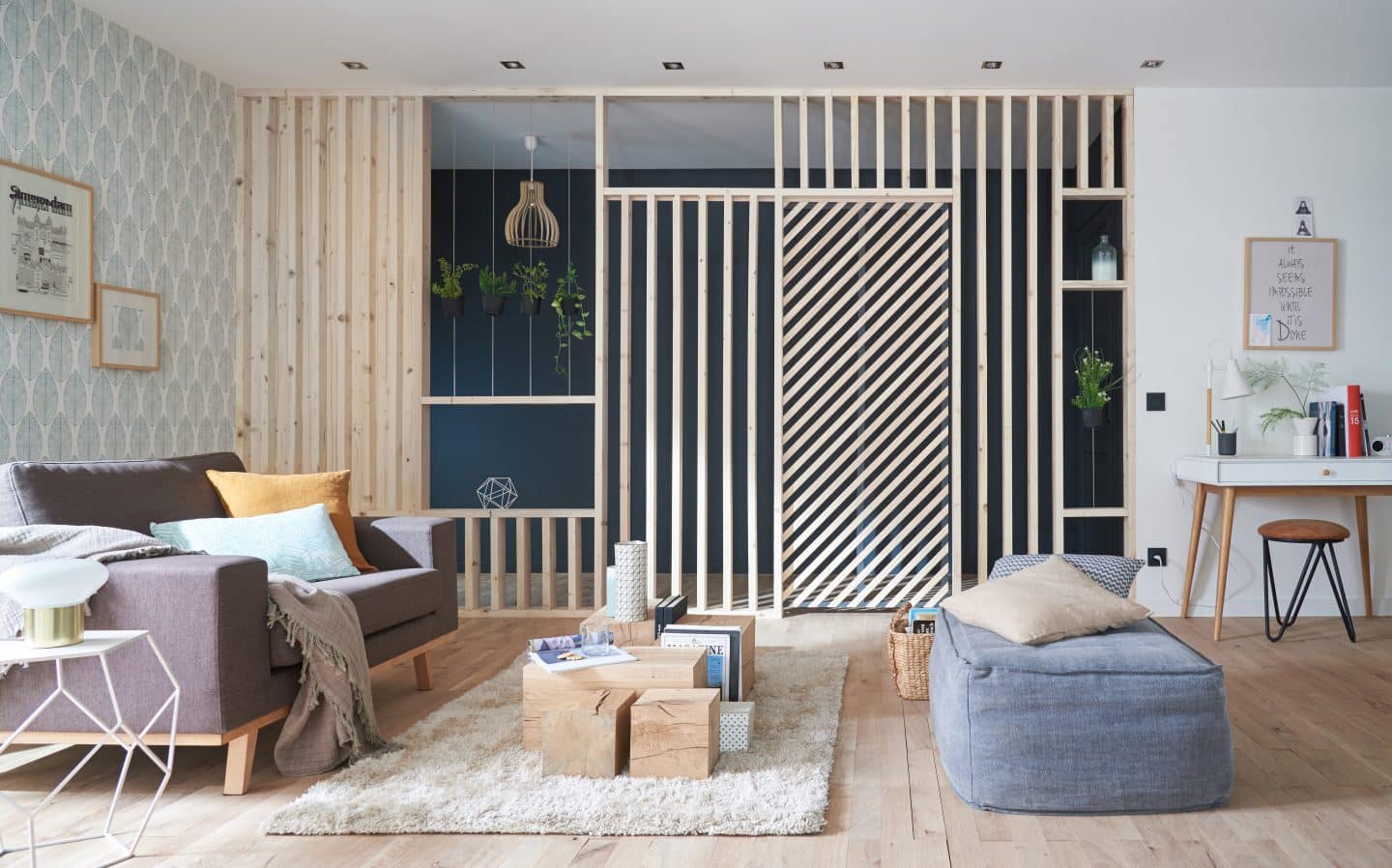 10 idees tres deco pour diviser l'espace Castorama// Hëllø Blogzine blog deco & lifestyle www.hello-hello.fr