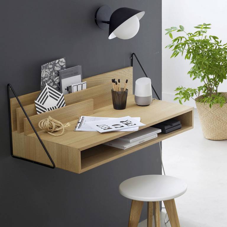 Petit bureau compact // Hëllø Blogzine blog deco & lifestyle www.hello-hello.fr