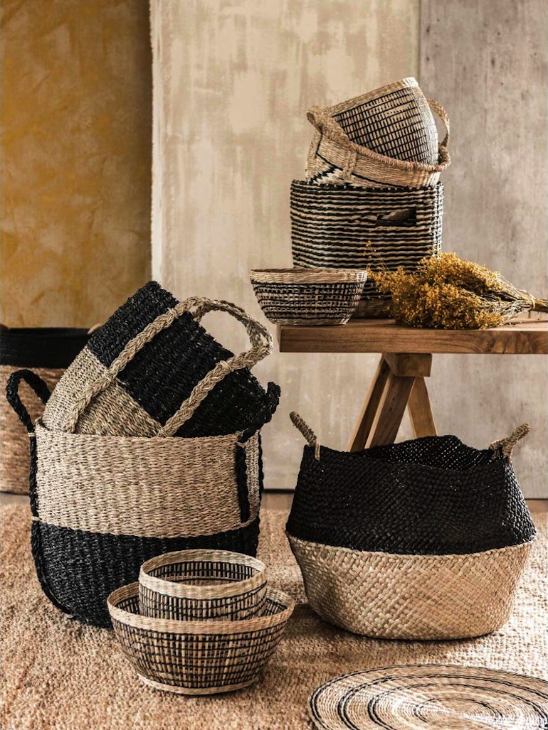 Où trouver un joli panier artisanal en fibres naturelles // Hellø Blogzine - Blog déco Lifestyle - www.hello-hello.fr