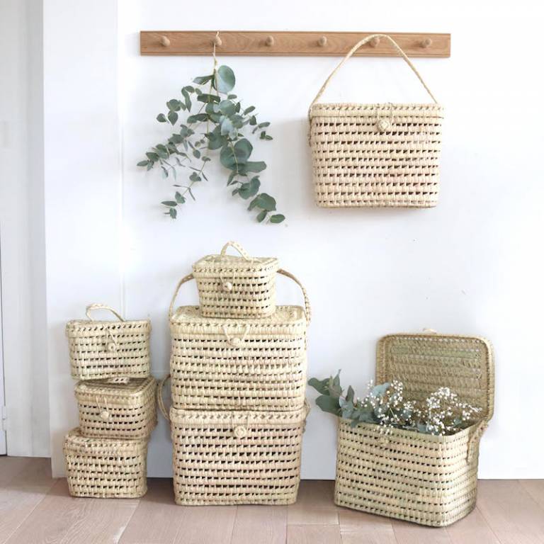Où trouver un joli panier artisanal en fibres naturelles // Hellø Blogzine - Blog déco Lifestyle - www.hello-hello.fr