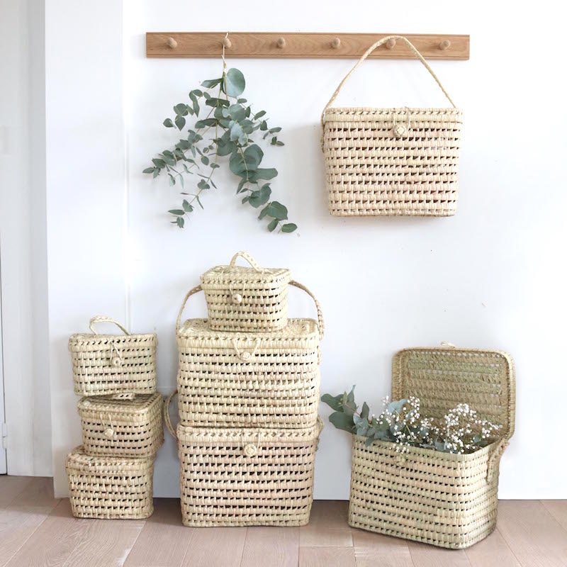 Où trouver un joli panier artisanal en fibres naturelles // Hellø Blogzine - Blog déco Lifestyle - www.hello-hello.fr