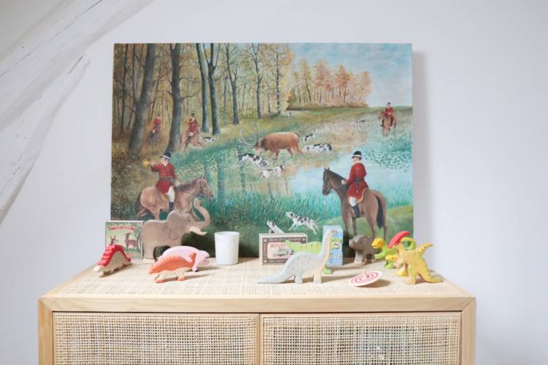 La maison à la déco vintage aux accents anglais de Maï, créatrice de la marque de bijoux Marceline // Hellø Blogzine blog deco & lifestyle www.hello-hello.fr