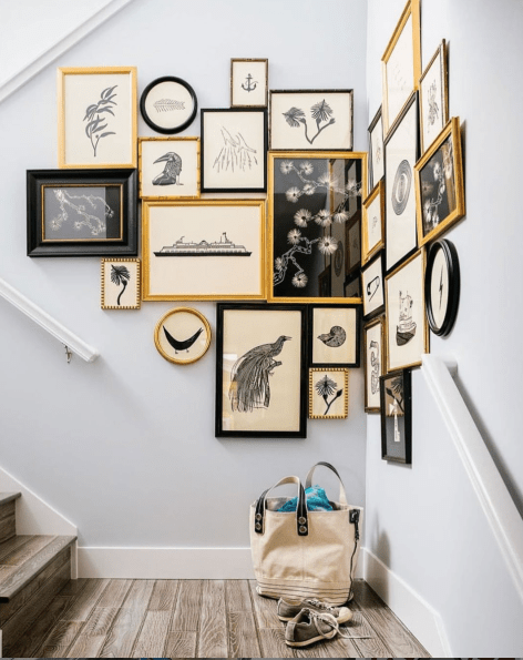 5 astuces pour réussir son mur de cadres // Hellø Blogzine blog deco & lifestyle www.hello-hello.fr