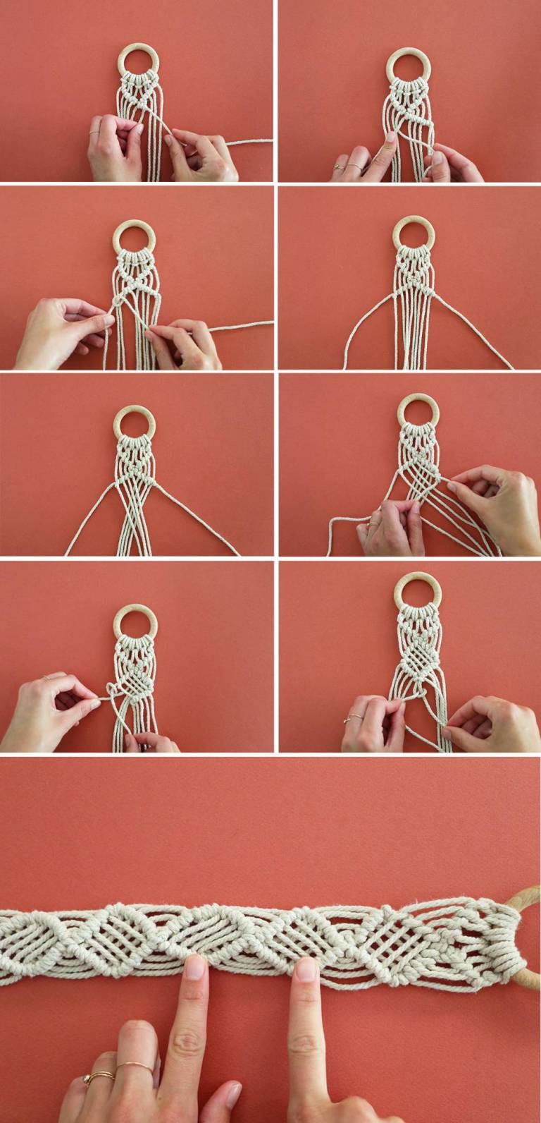 DIY sangle de tapis de yoga en macrame// Hellø Blogzine blog deco & lifestyle www.hello-hello.fr