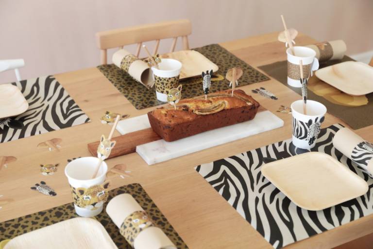 Décoration éco-responsable goûter anniversaire Annikids // Hellø Blogzine blog deco & lifestyle www.hello-hello.fr