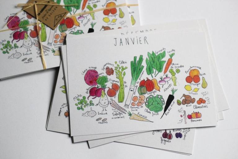 Calendriers fruits et légumes de saison // Hellø Blogzine blog deco & lifestyle www.hello-hello.fr