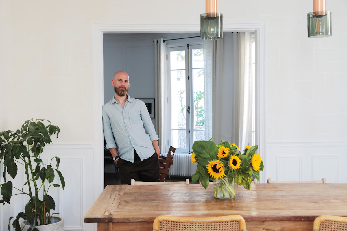 Une maison de ville rénovée - Charles, responsable de la prescription chez Elitis // Hellø Blogzine blog deco & lifestyle www.hello-hello.fr